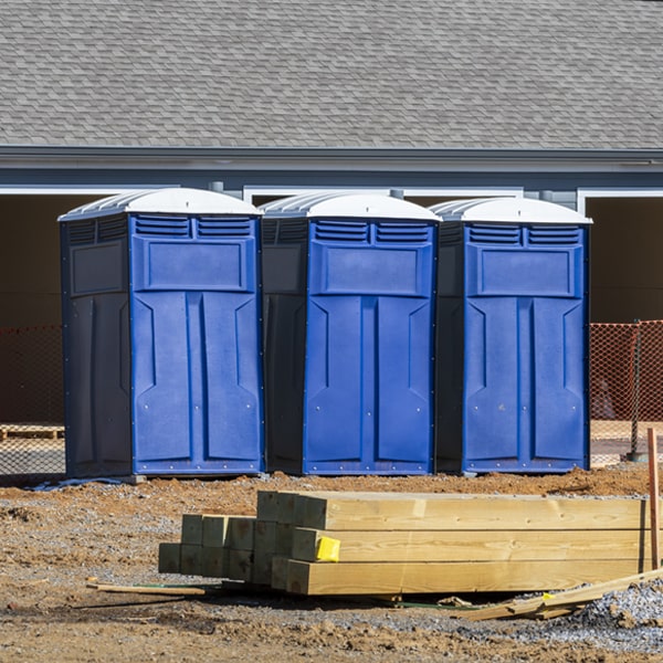 how can i report damages or issues with the portable restrooms during my rental period in Brookfield GA